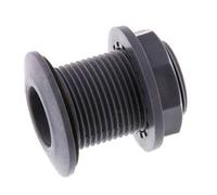 Raccord à vis pour robinets de vidange G1'' DN24 Bulkhead Polypropylène (pp) EPDM 10bar (140.5psi) FDA