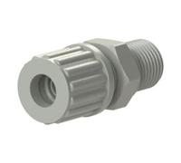 Raccord à visser droit G 1/2 A pour tuyau 4/6 mm, SW 27, pression de travail max. 10 bar (20 °C) / max. 2,5 bar (90 °C), PP