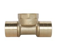 Raccord adaptateur en T à compression en laiton Fixoconnect 12mm