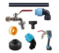 Raccord Adaptateur Pour Cuve Rallonge Étanche Robinet À Valve