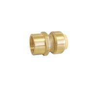 Raccord adaptatif à emboîter en laiton Somatherm 12mm x 15/21 - 1/2"