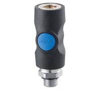 Raccord air comprimé - filetage mâle 1/2"G - ISI 06 PRÉVOST