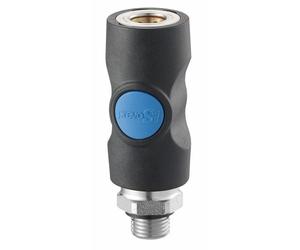 Raccord air comprimé - filetage mâle 1/4"G - ISI 06 PRÉVOST