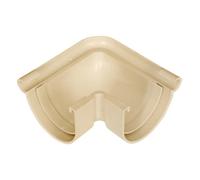 Jardibric - Angle Gouttière 90° Ø16 Sable pour Descente Ø50 - Coude Gouttière PVC - Raccord Eau Pluviale