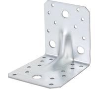 Raccord angulaire pour charges lourdes Alberts avec moulure | galvanisé sendzimir | 105 x 105 x 90 mm | Set de 12 pièces