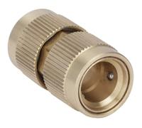 Raccord automatique laiton double femelle - Raccord rapide d’arrosage - Haute résistance et compatibilité universelle