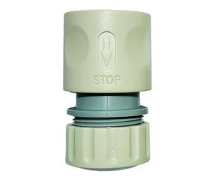 Raccord automatique rapide tuyau d'arrosage Aqua Stop D19mm Boutte