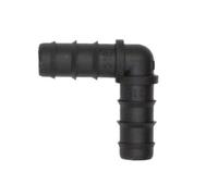 Raccord Barbillon Tuyau PE 16-25mm Té Coude Bouchon | 4Pcs 8Pcs Raccord Barbillon Tuyau PE 16 20 25mm Té Coude Bouchon Réparation Irrigation(Elbow,20mm x 8pcs)
