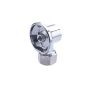 Raccord Bicone Chromé (a Visser) pour Tube Cuivre Coude Applique Murale Ø12 - Femelle 15x21 (1/2) NOYON & THIEBAULT