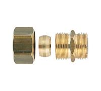 Raccord bicône droit laiton M 3/4" Ø 16 mm Thermador