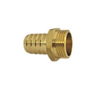 Raccord cannelé AquaCraft pour tuyau d'arrosage, filetage mâle 1 1/2 pouce, référence 1001000091, diamètre 1 1/2 pouce = 47,8 mm, diamètre 38 mm, laiton