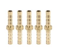 Raccord cannelé de tuyau SOURCING MAP Droit 5mm Raccord Cannelé Laiton Connecteur Adaptateur Tuyau Rallonge Air Eau Huile 5pcs