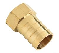 Raccord cannelé en laiton de 3/4" avec filetage femelle BSP, convient pour les raccords de tuyaux d'air et d'eau (25 mm)