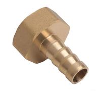 Raccord cannelé en laiton de 3/4" avec filetage femelle BSP, convient pour les raccords de tuyaux d'air et d'eau (12 mm)
