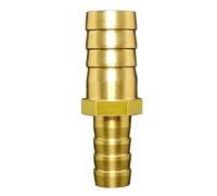 Raccord cannelé for tuyau de 25 mm, réducteur droit, adaptateur européen, raccord en laiton for transfert d'eau, gaz et d'huile(6mm To 4mm Barb)