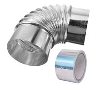 Raccord Cheminée Flexible en Acier Inoxydable pour Poêle à Bois | Angle pour Détourner le Conduit, Limite les Fuites D’air, Finition Soignée, Usage Atelier, Serrage