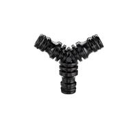 Raccord - Claber - Dérivation Y - Plastique - Arrosage de jardin - Raccorde 3 tuyaux