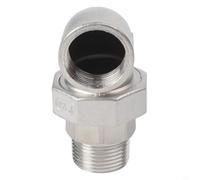 Raccord Coudé 1" pour bsp Acier Inoxydable Haute Pression Raccord | Acier 304 pour robuste, filetage femelle 1 pouce, structure angle 90°, pour idéal plomberie industrielle