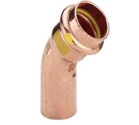 RACCORD COUDE 18MM 45° POUR GAZ PROFIPRESS VIEGA