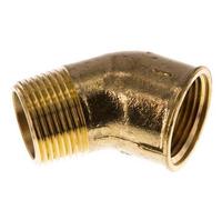 Raccord coudé 45° en laiton Rp 1'' x R 1'' F/M 16 Bar