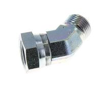Raccord coudé 45deg G1/2'' Femelle x Mâle Acier Haute Pression Cône 60° 300bar (4215.0psi) Hydraulique