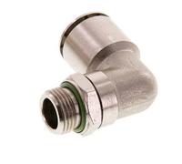 raccord coudé 90deg 16mm x G3/8'' avec filets mâles laiton FKM rotatif