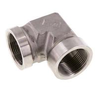 Raccord coudé 90deg G1 1/4'' Femelle Haute Pression Acier Inoxydable 160bar (2248.0psi) Hydraulique