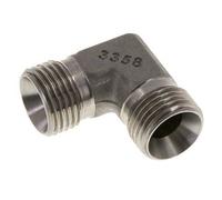 Raccord coudé 90deg G1/2'' Acier inoxydable haute pression Cône 60° 350bar (4917.5psi) Hydraulique