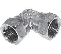 Raccord coudé 90deg G2'' Femelle Haute Pression Acier 60° Cône 75bar (1053.75psi) Hydraulique