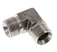Raccord coudé 90deg G3/4'' Acier inoxydable haute pression Cône 60° 325bar (4566.25psi) Hydraulique