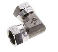 Raccord coudé 90deg G3/4'' femelle Acier inoxydable haute pression Cône 60° 175bar (2458.75psi) Hydraulique