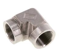 Raccord coudé 90deg G3/4'' Femelle Haute Pression Acier Inoxydable 200bar (2810.0psi) Hydraulique