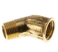 Raccord coudé à 45° en laiton Rp 1/2'' x R 1/2'' F/M 16 Bar