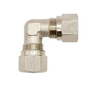 Raccord coudé - Diamètre extérieur : 18 mm - SW 22 - SW1 32 - Pression de fonctionnement max. 60 bar - Température max. 150 °C - Laiton