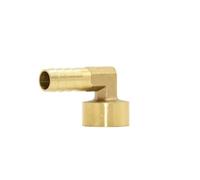 Raccord coudé en laiton fileté mâle/femelle 1/2" 3/4" vers embout cannelé 14/16/19 mm, adaptateur de tuyau en cuivre, 1 unité x