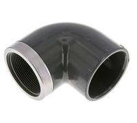 Raccord Coudé Pvc 90Degrés Prise Femelle 63X75Mm X Femelle Rp 2''