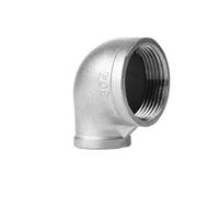Raccord coudé réducteur en acier Coude réducteur en acier inoxydable 316L, fil intérieur moulé de précision, fileté à 90 degrés, plusieurs tailles(G2*G1-G1-1/2)