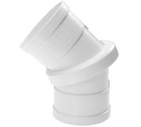Raccord Coudé Réglable pour Tube D’eau, Joint Pvc Rotatif Blanc | Angle Ajustable à 360 Degrés, Connexion Serrée, Léger, Entretien Pratique, pour Drainage et Tuyauterie