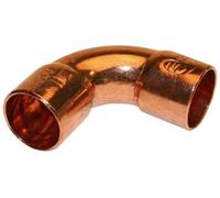 Raccord courbe 90° à souder cuivre D.28 pour tube en cuivre
