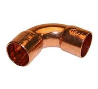 Raccord courbe 90° à souder cuivre D.28 pour tube en cuivre