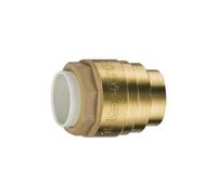 Raccord cuivre à clipser, bouchon 12 mm, PUSH IT sans soudure