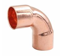 Raccord cuivre à souder - Courbe 90° Double Femelle Ø12 Grand Rayon