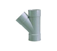 Raccord Culotte PVC gris 45° Ø 100 mm sortie Femelle - Girpi