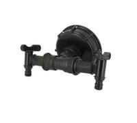 Raccord cuve eau S100X8 - 2 Robinets avec Nez (type Gardena)