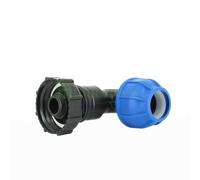 Raccord cuve eau S60X6 - Coudé compression Diamètre 32 mm