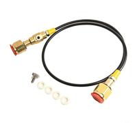 Raccord Cuve pour gpl CGA320 à CGA320 Haute Pression Raccord | Conversion CGA320 pour vers CGA320, tuyau 90cm flexible, pour idéal transfert pour gaz, compatible US et Canada