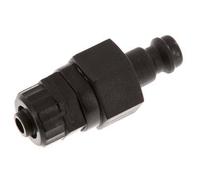Raccord d'air DN 5 en laiton Bouchon 6x8 mm écrou-union Double obturation