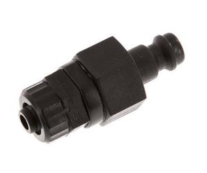 Raccord d'air DN 5 en laiton Bouchon 6x8 mm écrou-union Double obturation
