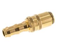 Raccord d'air DN 6 en laiton Embout de tuyau de 9.5 mm Double obturation
