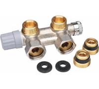 Raccord Danfoss VHS-E pour chauffage monotube, R 1/2, angle, 1 pièce.